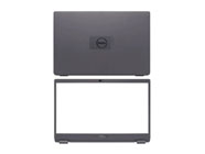 New Dell Latitude 3410 E3410 LCD Back Cover 0GMYC0 Black Top Case & LCD Front Bezel 0HX1C3