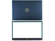 New HP Pavilion 15-EH 15-EG 15-EG0073CL 15-EH0050WM Blue LCD Back Cover M08899-001 & LCD Front Bezel with Blue Hinges Cover