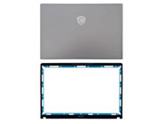 New MSI Vector GP68 HX 12V 13V MS-15M1 GP68HX 12VH GP68HX 13VG Gray LCD Back Cover & LCD Front Bezel