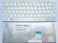 Original Brand New US Layout Acer Aspire one 532 532H AO532H Laptop Keyboard -- [Color: White]