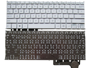 Original New Asus Eeebook X205TA X205T X205TA-DS01 11.6" Laptop Keyboard US White Without Frame