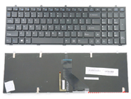 Original New Clevo W350 W355 W370 W670 Series Laptop Keyboard US With Backlit