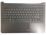 New HP 14-CF 14-CF0013DX 14-DF 14-DF0011WM 14-DF0023CL 14-DK 14-DK0002DX 14-DK1003DX Keyboard With Touchpad Palmrest Case L24818-001