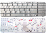 Original Brand New HP COMPAQ Presario CQ61 Series,G61 Series Laptop Keyboard -- [Color: Silver]