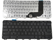 Original New Lenovo Chromebook N22 Series Laptop Keyboard US Black Without Frame