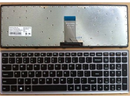 Original NEW Lenovo IdeaPad U510 Series keyboard Black US with silver Frame 25211202