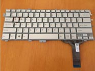 Original New Sony VAIO Pro 13 SVP13 Series Laptop Keyboard US Without Frame - Silver