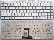 Original Brand New White Keyboard fit SONY Vaio VPCEA Series Laptop -- 148792421,MP-09L13US-8861