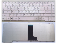 Original Brand New Keyboard fit Toshiba Satellite C600, C645 L600, L630, L635, L640 Series Laptop -- [Color: White]
