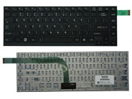 Original New Toshiba Satellite Click W30 W35 W35DT W35T-A Series Keyboard - With Black Frame Without Backlit