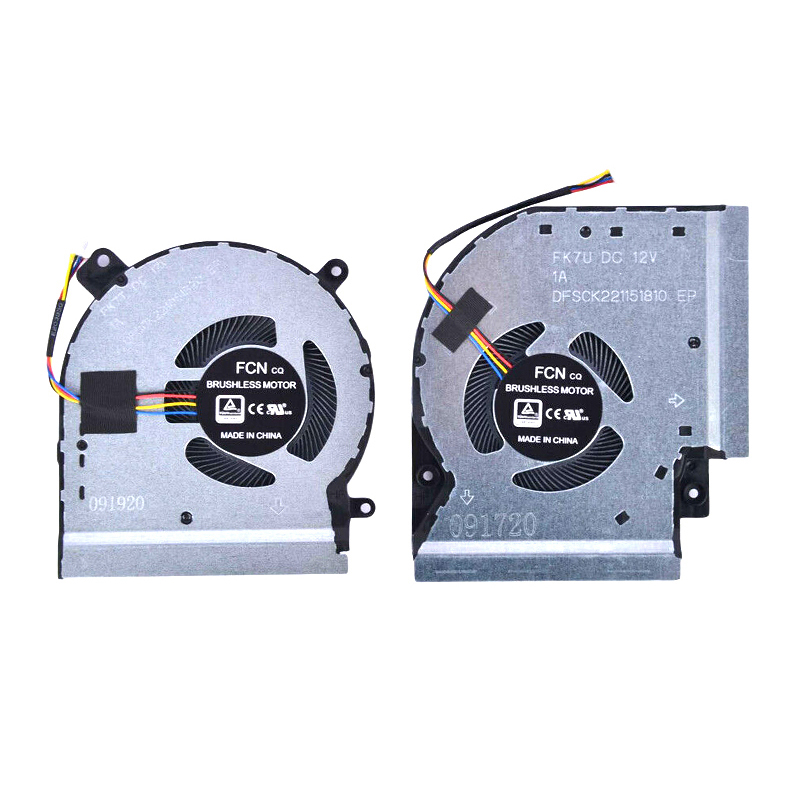 Original New Asus ROG Strix Scar GL504G GL504GS GL504GM GL504GW GL504GV CPU & GPU Cooling Fan
