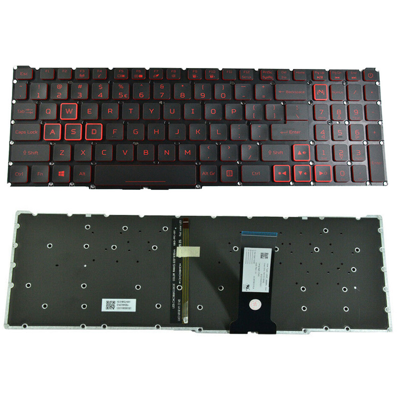 New Acer Nitro 5 AN515-54 AN517-51 / Nitro 7 AN715-51 Series Laptop Keyboard US Black With Backlit