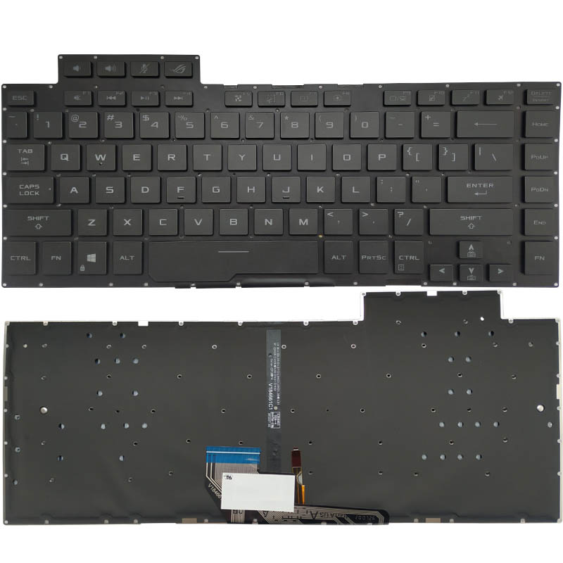 New Asus ROG Zephyrus GU502DU GU502GW GU502GW-AH76 GU502GV GU502GU-XB74 GX502G GX502GV GX502GW GX502GV-PB74 GX502GW-XB76 Keyboard US Backlit
