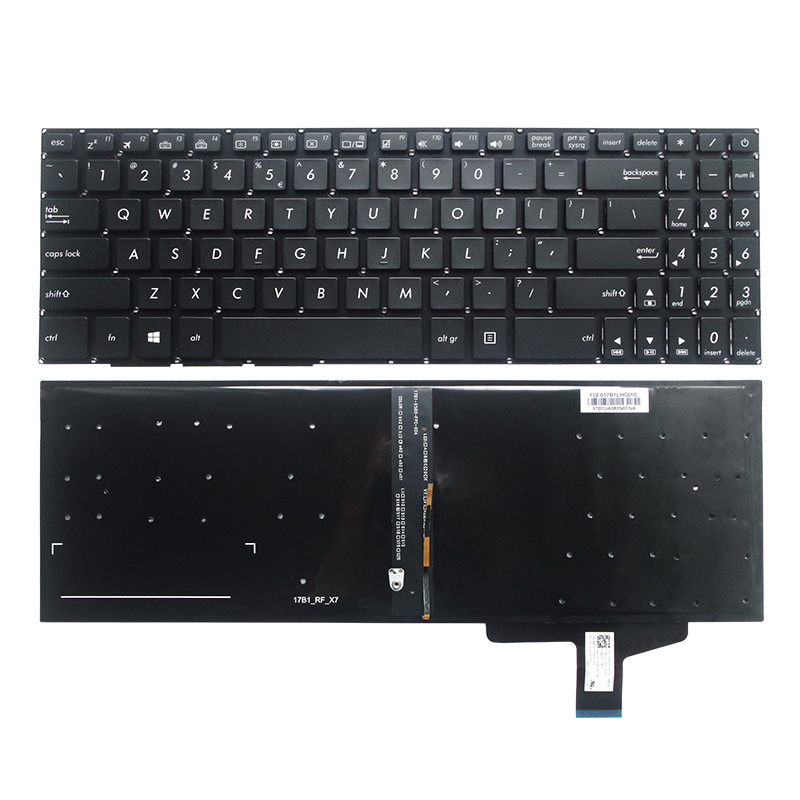 New Asus N580 N580VD NX580V NX580VD X580VD Series Laptop Keyboard US Backlit