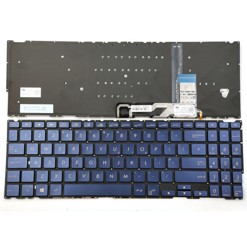 New Asus ZenBook 15 UX533F UX533FD UX533FN UX534F UX534FAC Keyboard US Roya Blue With Backlit