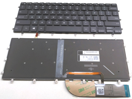 Original New Dell Inspiron 7558 7568 / XPS 15 9550 Series Laptop Keyboard US Backlit NO Frame
