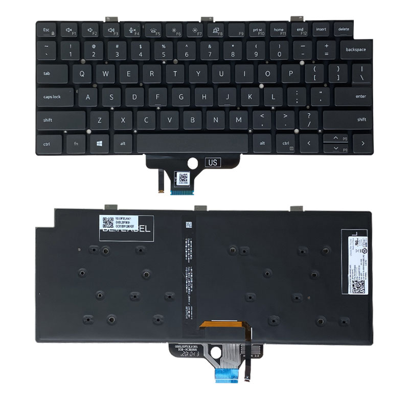 New Dell Latitude 5320 7310 7320 Series Laptop Keyboard US Backlit 018YPJ