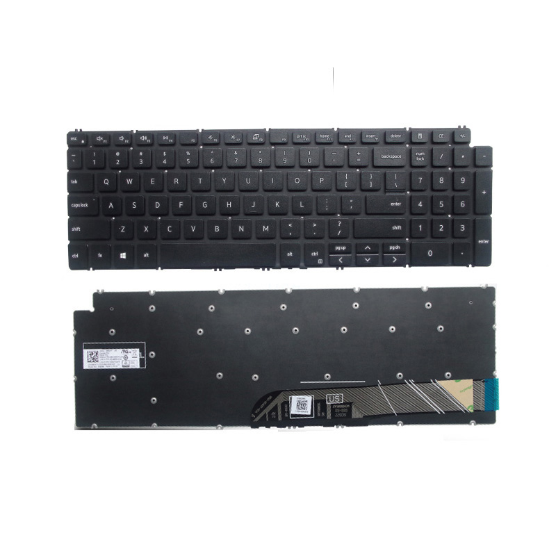 Original New Dell Inspiron 15 7590 5584 5590 5593 5594 5598 Laptop Keyboard US Black