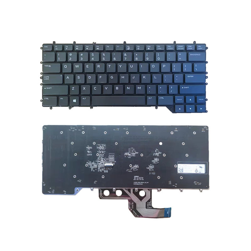 New For Dell Alienware M15 R3 M15 R2 Laptop Keyboard US Per-Key RGB Backlit 0080CF