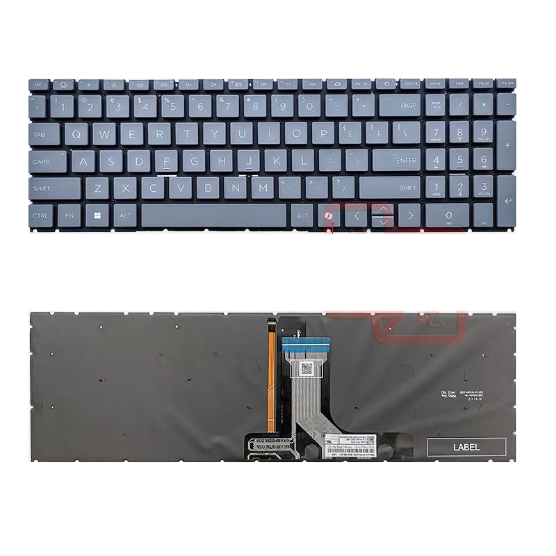New HP Pavilion Plus 16-AB 16-AB0010NR 16-AB0023DX 16-AB1000 16T-AB100 Series 16" Laptop Keyboard US With AI Key With Backlit
