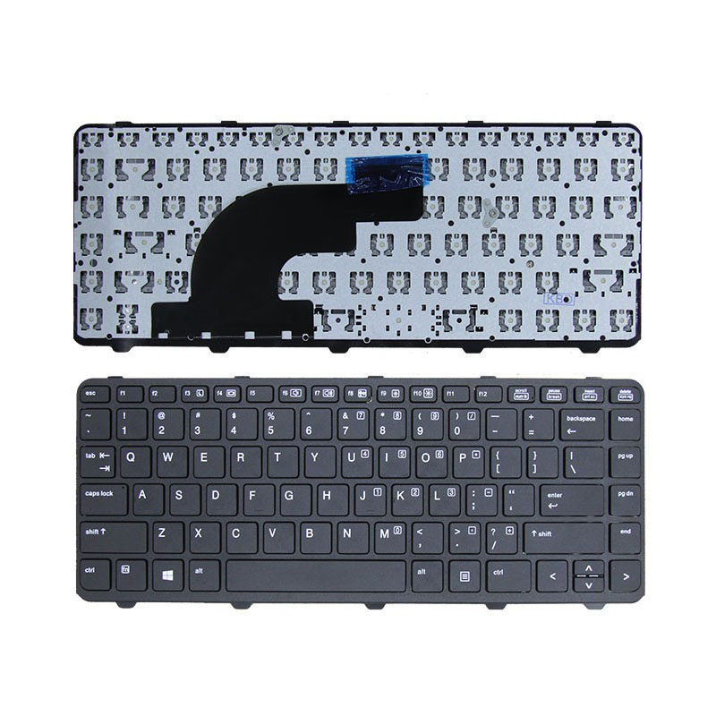 New HP ProBook 640 G1 645 G1 Laptop Keyboard US Black Without Backlit 738687-001
