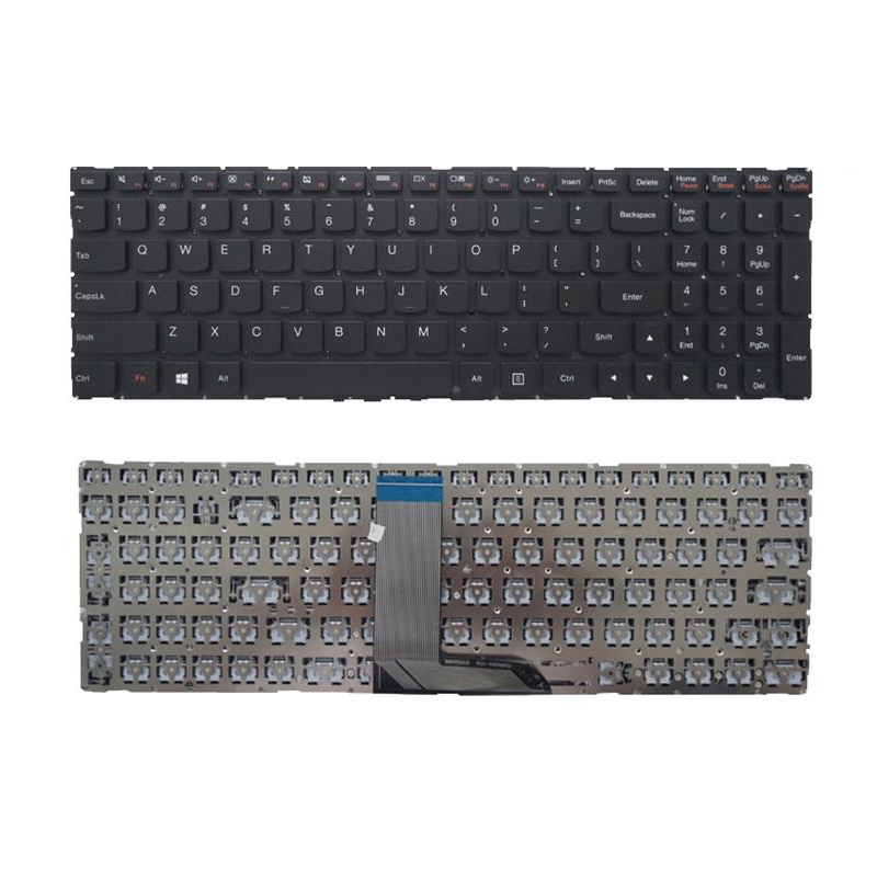 Original New Lenovo Flex 3-15 3-1570 3-1580 Edge 2-15 2-1580 Yoga 500-15 500-15ISK Keyboard US Black