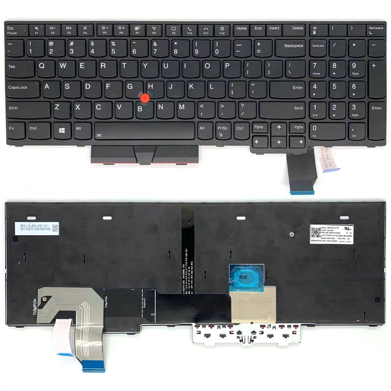 Original New Lenovo Thinkpad P15v T15p Gen 1 Keyboard US Backlit 5N20X22880 5N20X22916 5N20X22952