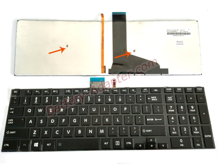 New Toshiba Satellite S50 S55 S50D S55D S50T S55T Series Laptop Keyboard With Backlit