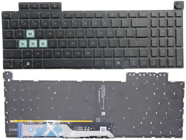 New Asus TUF Gaming A16 FA608PM FA608PP FA608UH FA608UM FA608UP FA608WM FA608WP / TUF Gaming F16 FX608J FX608JHR FX608JMR 2025 Laptop Keyboard US Black With RGB Backlit