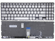 New Asus VivoBook X531 X531F X531FA X531FL S5500 S5500F X532 X532E X532F X532FA X532FL K532F S532F S532FL Laptop Keyboard US Silver With Backlit