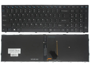 New Clevo N250BU N250JU N650DU N750HU N750GU N750WU N751WU N770WU Keyboard US White Backlit