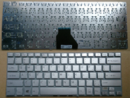 Original New Sony VAIO FIT 14A SVF14A Series US Silver Laptop Keyboard