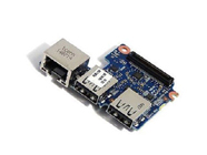 Original New HP ProBook 640 G1 645 G1 LAN Ethernet SD Card Reader USB Board 6050A2566901