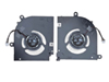 New MSI Stealth 15M B12UE MS-15B1 Laptop CPU & GPU Cooling Fan BS5405HS-U5Y BS5405HS-U5X One Pair