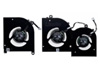 New MSI Creator Z16 A11UET MS-1571 Laptop CPU & GPU Cooling Fan One Pair BS5405HS-U4W BS4505HS-U5C