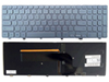 Original New Dell Inspiron 15-7537 Series laptop keyboard with backlit & silver with frame