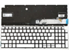 Original New Dell Inspiron 7590 7591 7791 5584 5590 5593 5594 5598 Silver Keyboard US Backlit