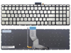 Original New HP Pavilion 15-AB 15-BC 15-BK 17-G / Envy M7-N Laptop Keyboard Silver US Backlit