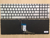 Original New HP 15-DA 15-DB 15-DB0047WM 15-CS000 15-CW000 17-CA 17-BY Keyboard US Silver With Backlit