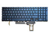 New HP Victus 16-D 16-D0013DX 16-D0023DX 16-E 16-E0085CL 16-E0161NR 16-E1085CL Keyboard US Blue With Backlit