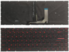 Original New MSI GF63 GF63 8RC GF63 8RD Series Laptop Keyboard US Black With Red Backlight