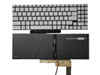 New MSI Sword 15 A11SC A11UC A12VE A12UD A13VF A13UCX Sword 17 A11SC A11UD A12UD A12UE A12VF A13VE A13UDX MS-1585 US White Keyboard White Backlit